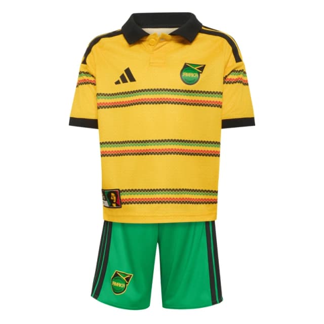 adidas Infants Jamaica Home Minikit 2026 Gold/Green unisex 2-3 Years