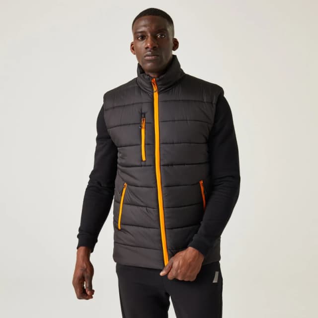 Regatta Regatta Men Navigate' Thermal Bodywarmer in Orange Size: Small Orange S Male 5063019697529