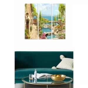 MDF560348674 Multicolor Decorative MDF Painting (3 Pieces)