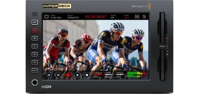 Blackmagic Design HYPERD/RSTEX8KHDR digital video recorder (DVR) Black