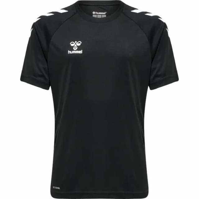 Hummel Core Training Poly T Shirt Junior Black male 5-6 (XS)