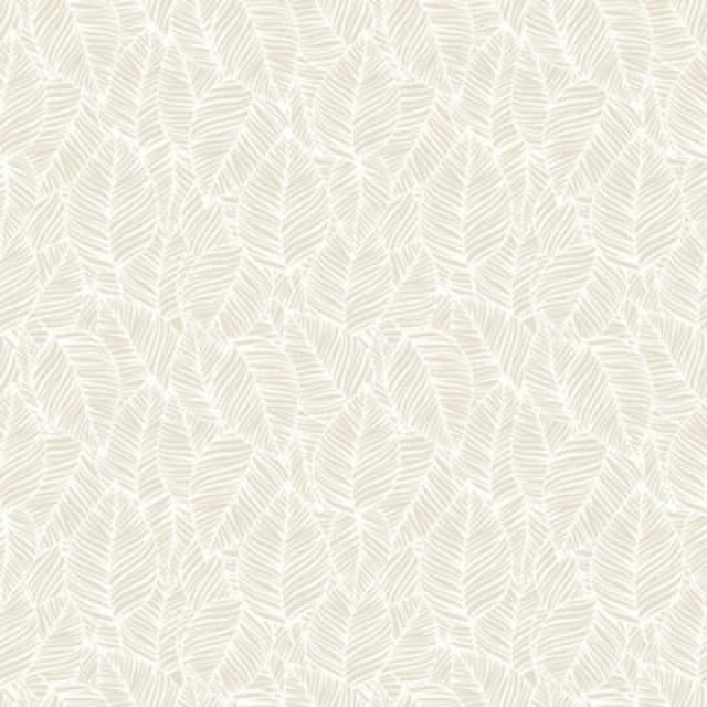 Hoopla Walls Zebra Leaf - Linen 10M Wallpaper