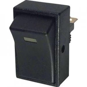 SCI Car toggle switch R13 207L SQ YELLOW 12VDC 12 Vdc 20 A 1 x OffOn latch