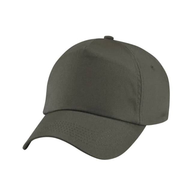 Beechfield Original 5 Panel Cap in Olive Olive Unisex One Size