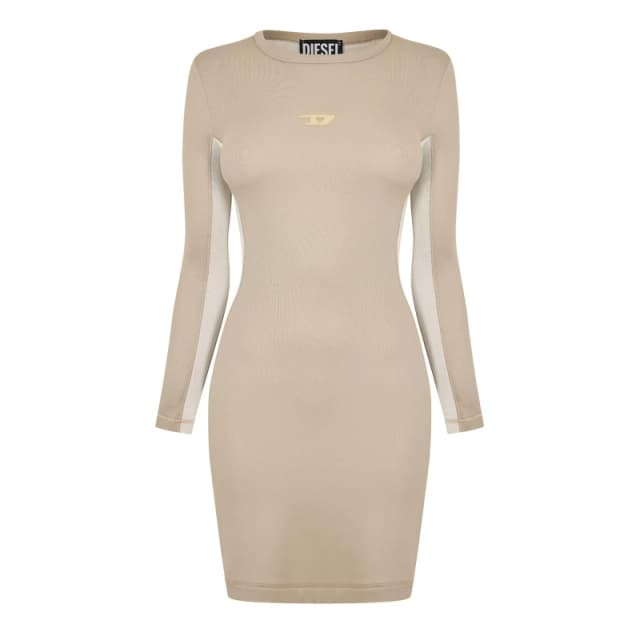 Diesel Womens OvalOut Abito Long Maxi Dress Multi female 6