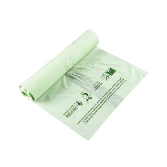 Value Compostable Food Waste Liner 240 Litre Green (100 Pack) CW240C0