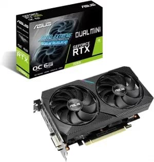 Asus Dual Mini GeForce RTX2060 6GB GDDR6 Graphics Card