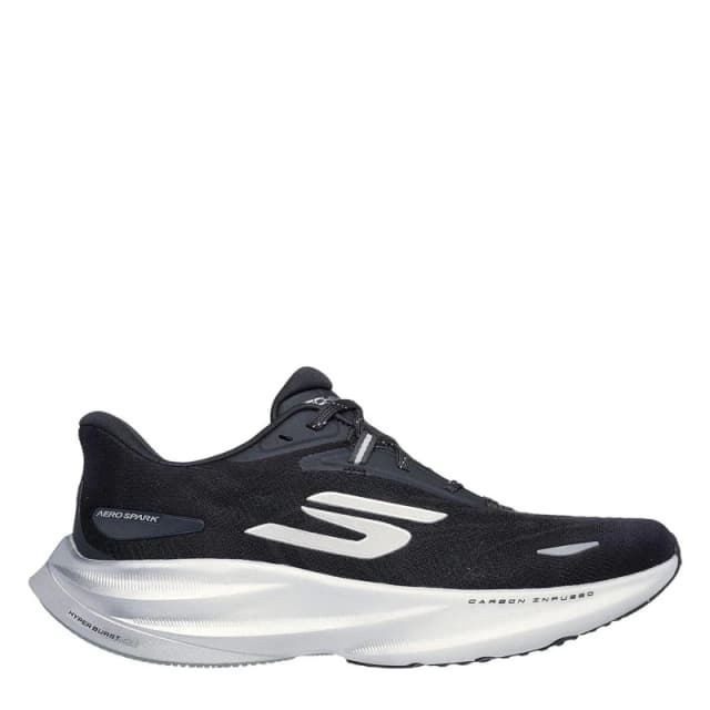 Skechers AERO Spark Running Trainers Mens Black/White male 7 (41)