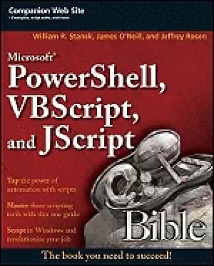 microsoft powershell vbscript and jscript bible