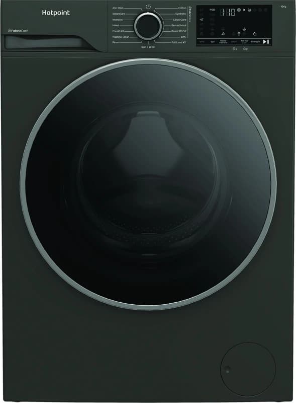 Hotpoint Fabric Care HBCA 103G CARE UK 10KG Washing Machine with 1400 rpm - Dark Grey - A Rated