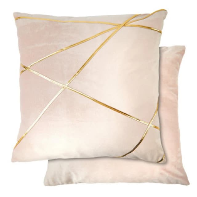 Fractal Cushion Cover In Blush Pink