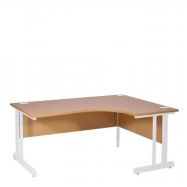 Aspire Ergonomic Right Hand Corner Desk - 1800mm Wide - 800-1200mm NTDSETED1800ROKWH