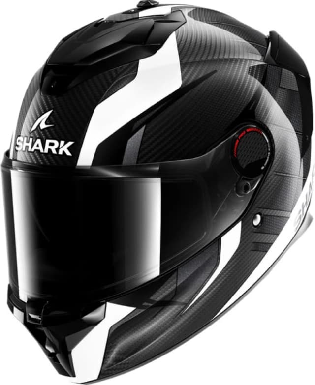 Shark Spartan GT Pro Kultram Carbon Helmet, black-white, Size M for Men