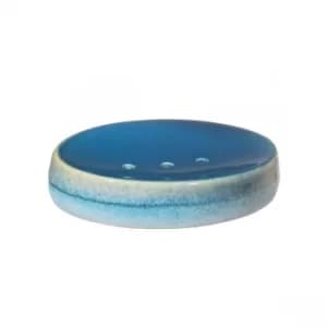Sass & Belle Mojave Glaze Blue Soap Dish