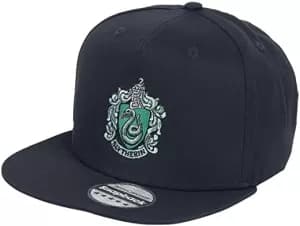 Harry Potter Slytherin Embroidered Cap - Black