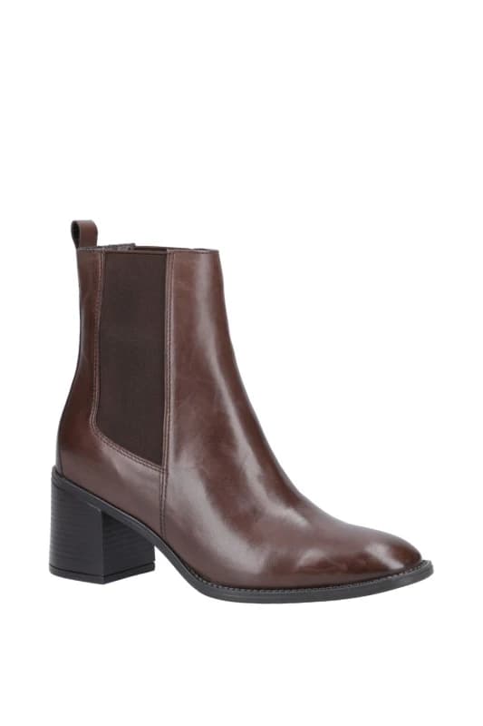 Hush Puppies Womens 'Caroline' Ankle Boots in Chocolate Size: 7 Chocolate Female 7