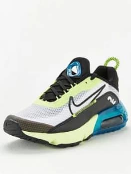 Nike Air Max 2090 Junior Trainer - White/Black/Blue