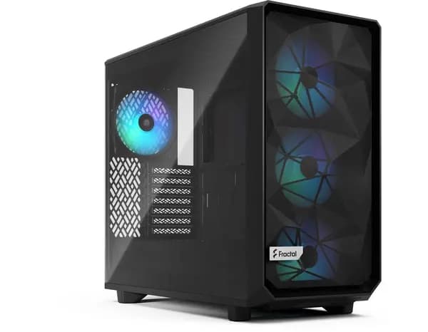 Fractal Design Meshify 2 Lite RGB Mid Tower Gaming Case - Black