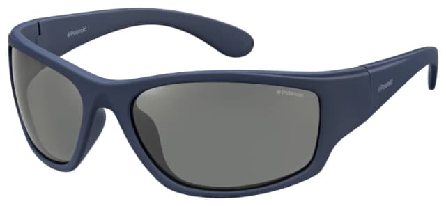 Polaroid Wrap Matte Blue Grey Blue Polarized PLD 7005/S Blue male