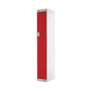 Express Standard Locker One Compartment Red 300mm Deep MC00138