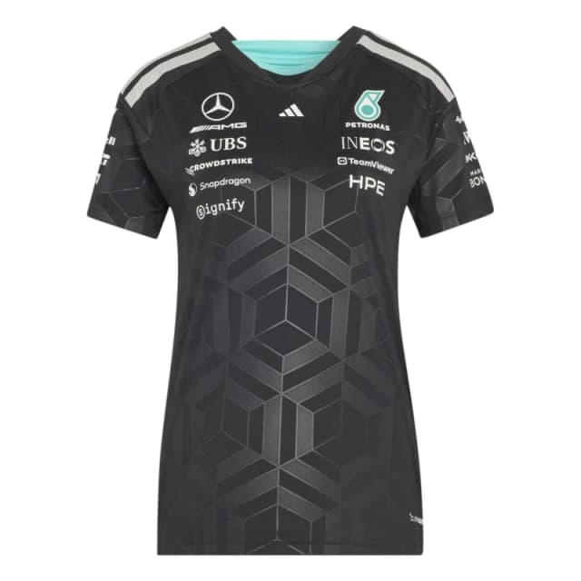 Adidas Mercedes AMG womens jersey Petronas Formula One Team Driver Noir Female XL