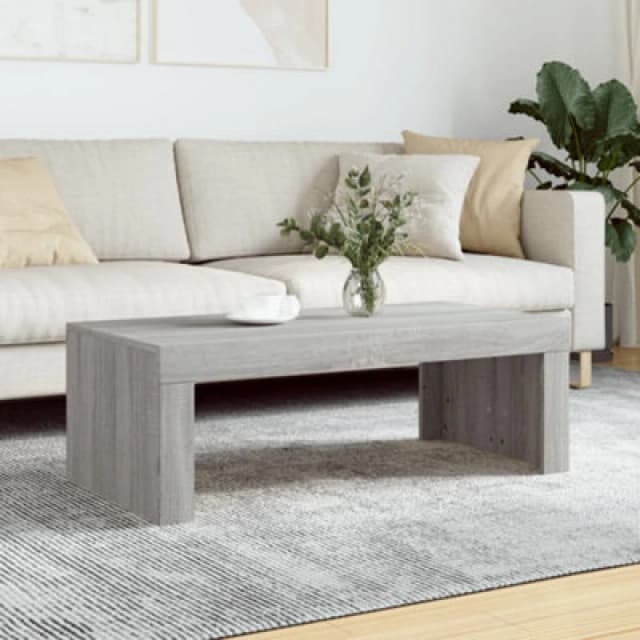 VIDAXL Coffee Table Grey Sonoma 102x50x36cm Engineered Wood Vidaxl 8720845920388