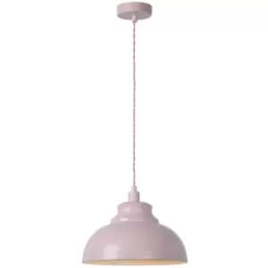 Lucide ISLA - Pendant Light - Ø29cm - 1xE14 - Pink