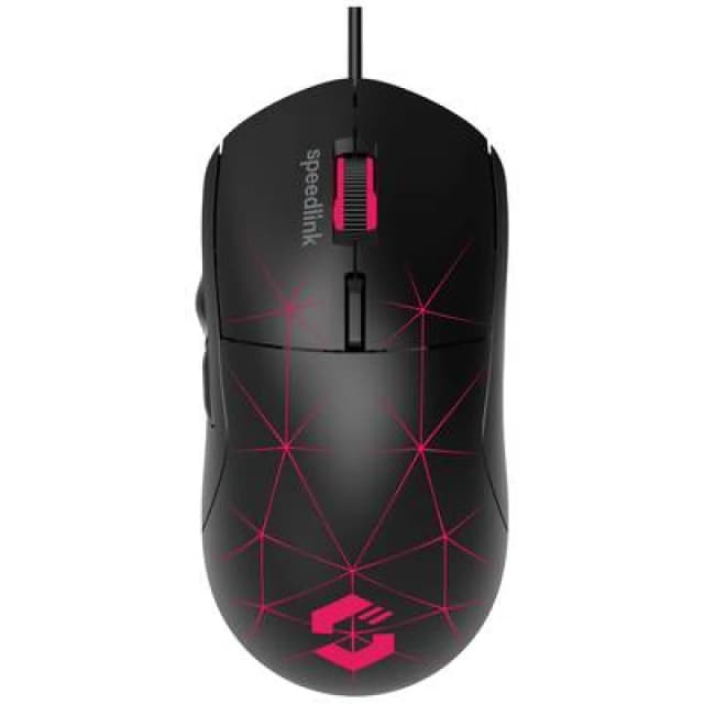 Speedlink SpeedLink CORAX Gaming mouse USB Black 5 Buttons 3200 dpi Backlit, Built-in scroll wheel SL-680003-BK