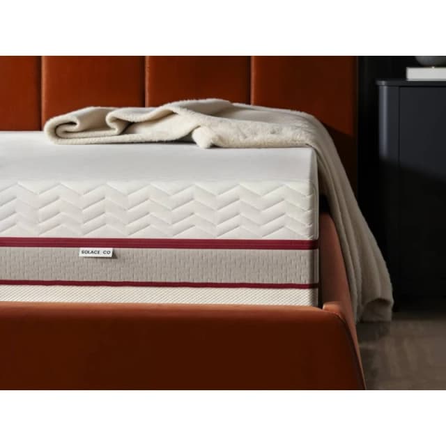Solace+Co 1000 Pocket Sprung Hybrid Mattress in White Size: Double White Unisex Double