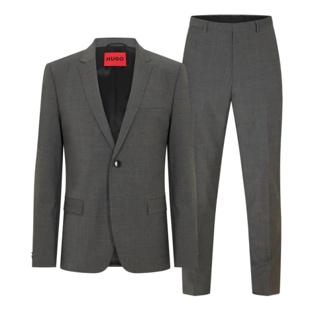Hugo Mens Arti/Hesten212X Suit Charcoal male 34 (44)