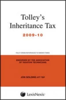 Tolleys Inheritance Tax 2009-10 by Jon Golding Paperback