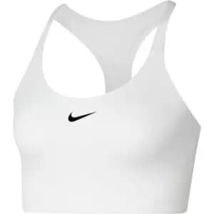 Nike Swoosh Womens Medium-Support 1 Piece Pad Sports Bra - White