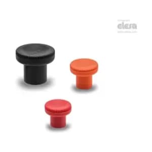 Elesa - ekk Knurled knobs Technopolymer Threaded hole EKK.16 B-M3-C3