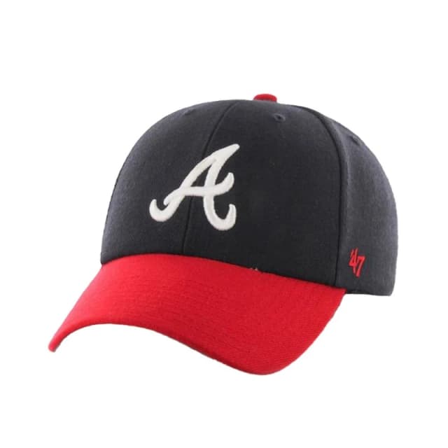 Atlanta Braves Womens MVP 47 Baseball Cap in Navy Navy Female One Size