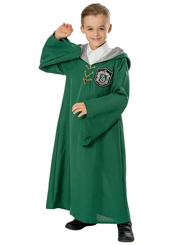 Rubies Kids Slytherin Quidditch Robe Multi