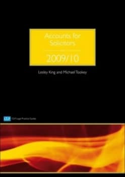 Accounts for Solicitors by Lesley King Paperback