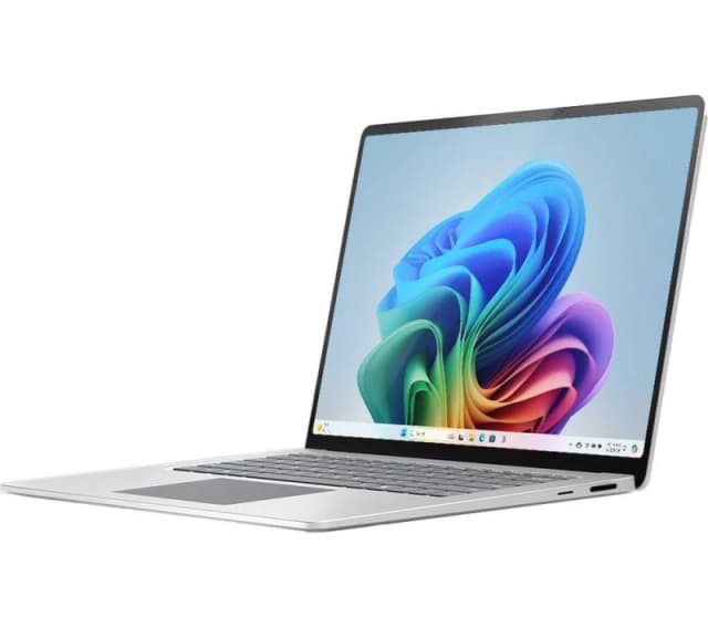 Microsoft 15" Surface Laptop - Qualcomm Snapdragon X Elite, 256GB SSD, Platinum, White 196388280162