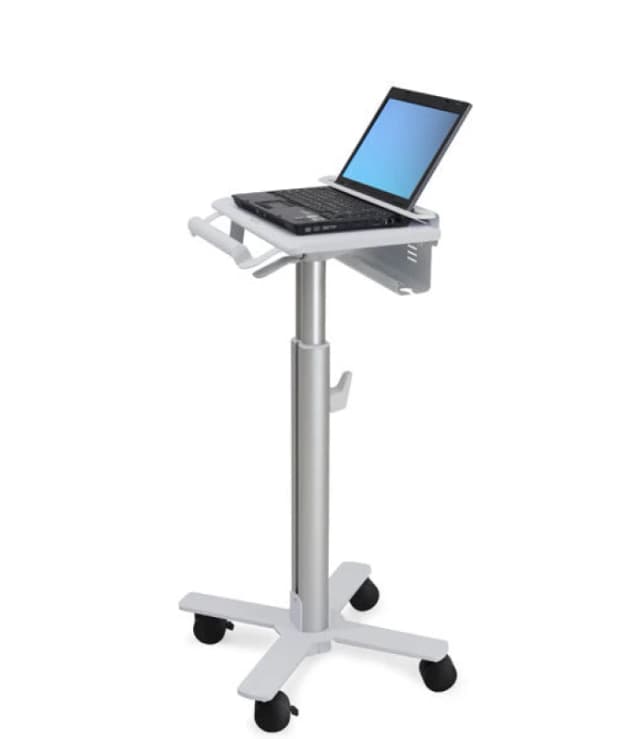 Ergotron Ergotron StyleView Laptop Cart, SV10 Aluminium, White Multimedia cart SV10-1100-0