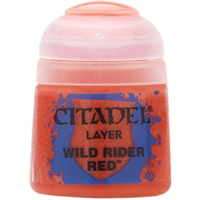 Citadel Games Workshop Colour Layer: Wild Rider Red (12ml) Paint Multi