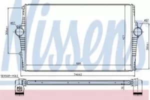 Nissens Intercooler Turbo charger 969001