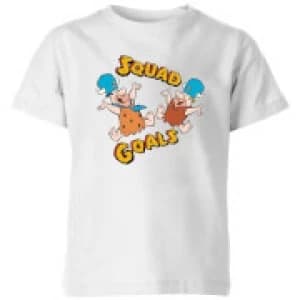 The Flintstones Squad Goals Kids T-Shirt - White - 11-12 Years