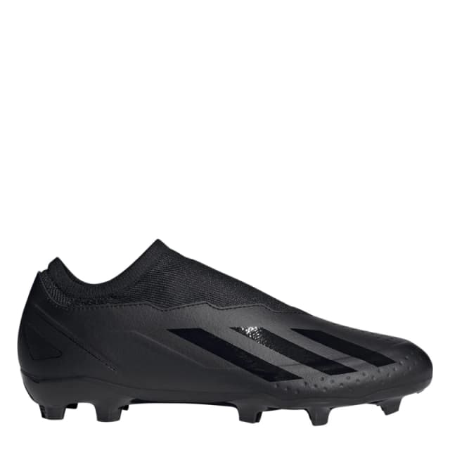 adidas X Crazyfast League Laceless Firm Ground Football Boots - Black 9.5