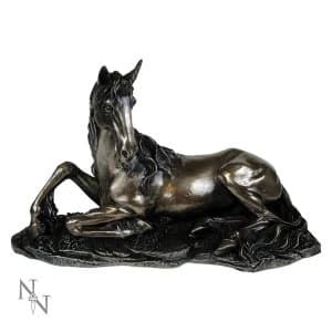 Recumbent Unicorn Statue