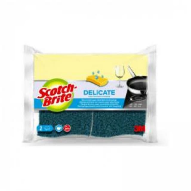 Scotch-Brite Delicate Non-Scratch Cellulose Scrub Sponge (2 Pack) 7100241651