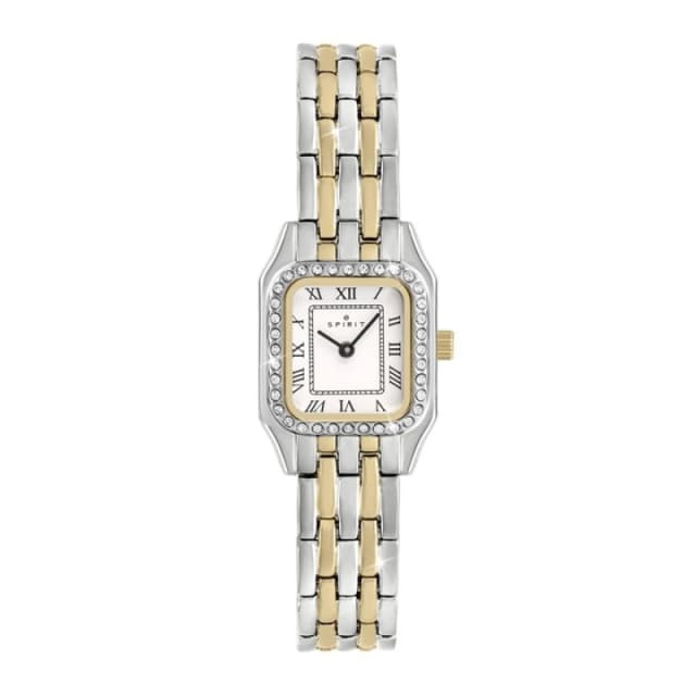 Spirit SP4030 Two Tone Stone Set Bracelet Watch - W27187