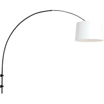 Sienna Lighting - Sienna Sparkled Light Cylindrical Pendant Ceiling Light Matt Black, White Hood