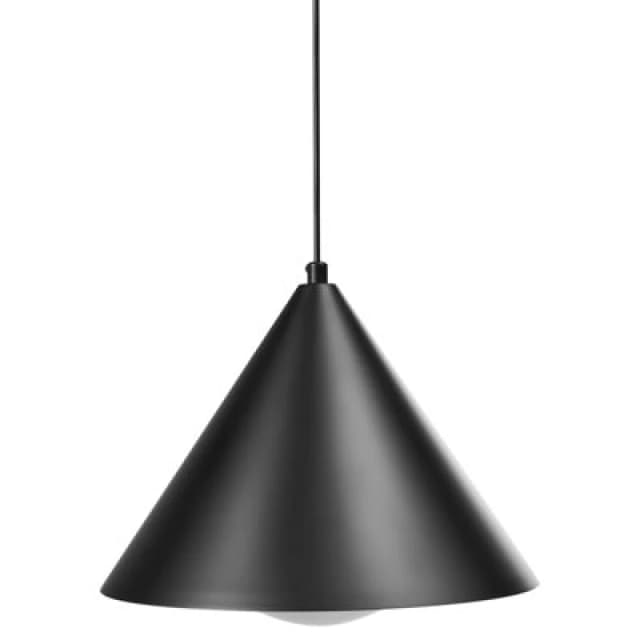 Beliani Pendant Lamp Leyre Metal Black