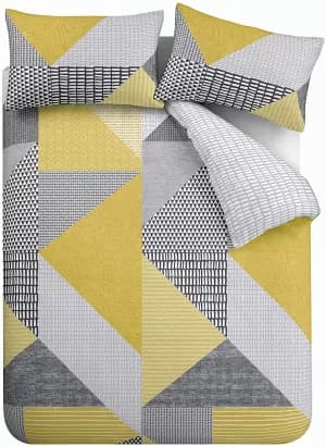 Catherine Lansfield Larsson Geo Double Duvet Cover