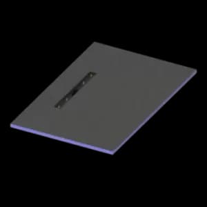 Blue Rectangular Wet Room Shower Tray with Offset Waste Position 1400 x 900mm - Live Your Colour