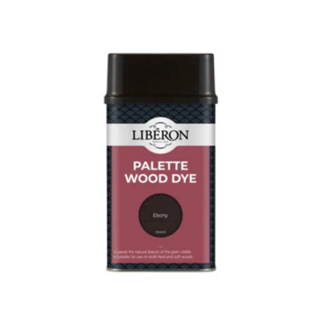 LIBERON 126738 Palette Wood Dye Ebony 500ml LIBWDPE500N - Liberon 126738